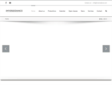 Tablet Screenshot of inversedance.com